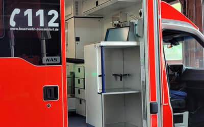 Disinfection in ambulances