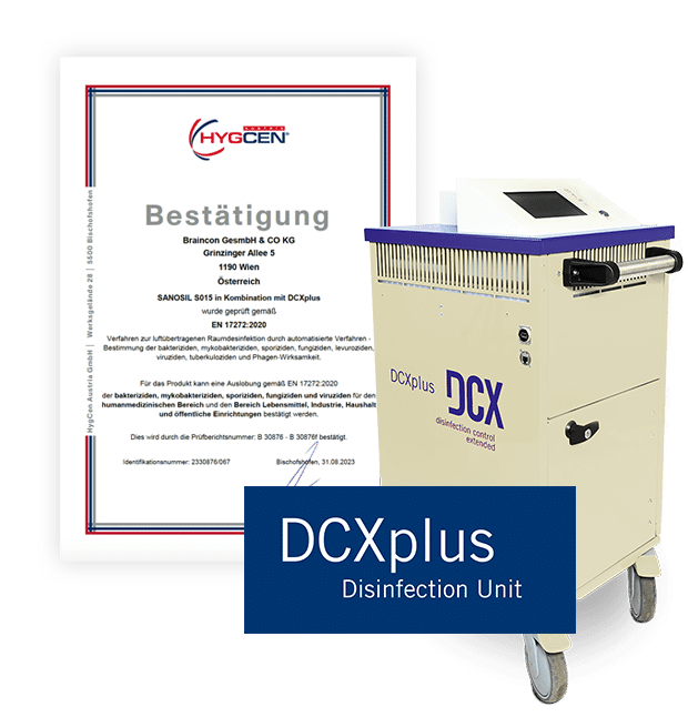 hp-lab DCX disinfector certificate